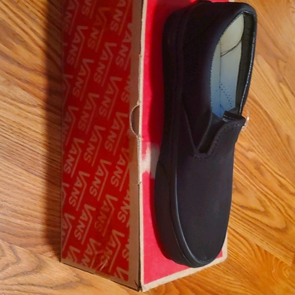 Vans Other - Vans Black Slip on Sneaker Brand New